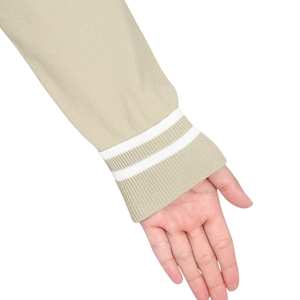 トミーアーマー（Tommy Armour）（レディース）ゴルフウェア 長袖 Wポリニット クルーネック プルオーバー TASL25F070020 BEG