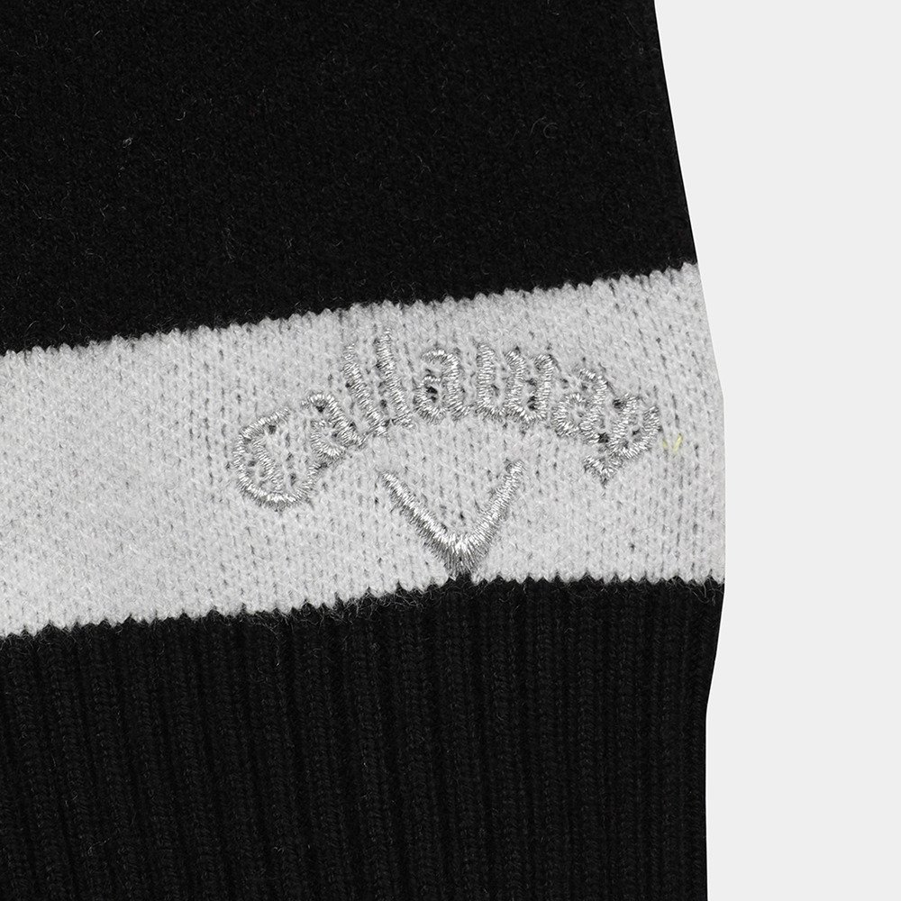 キャロウェイ（CALLAWAY）（レディース）ゴルフウェア クルーネック長袖ラインストーン付きニット C25218201-1010