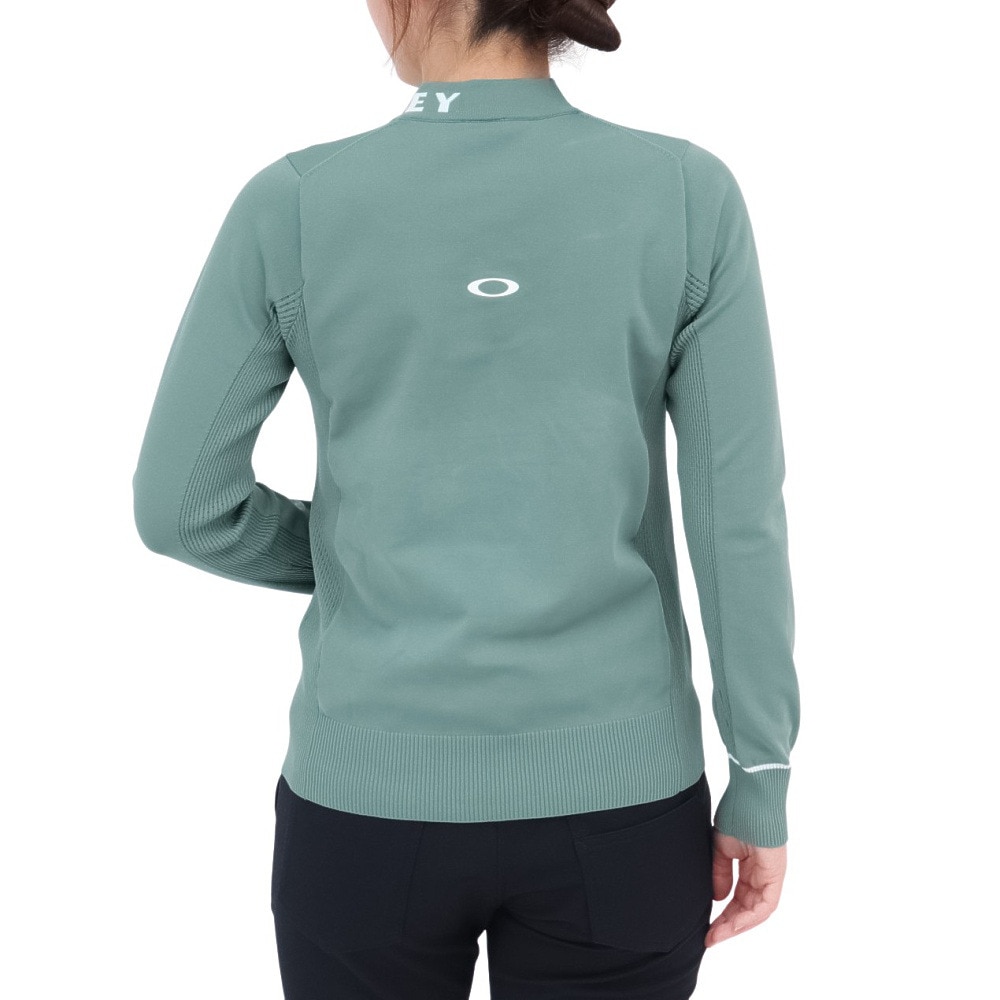 オークリー(OAKLEY)ゴルフウェア 吸汗速乾 ELEVATE EMBOSSED ロングスリーブモックネック FOA5009… オークリー（OAKLEY）（レディース）ゴルフウェア 吸汗速乾 Elevate
