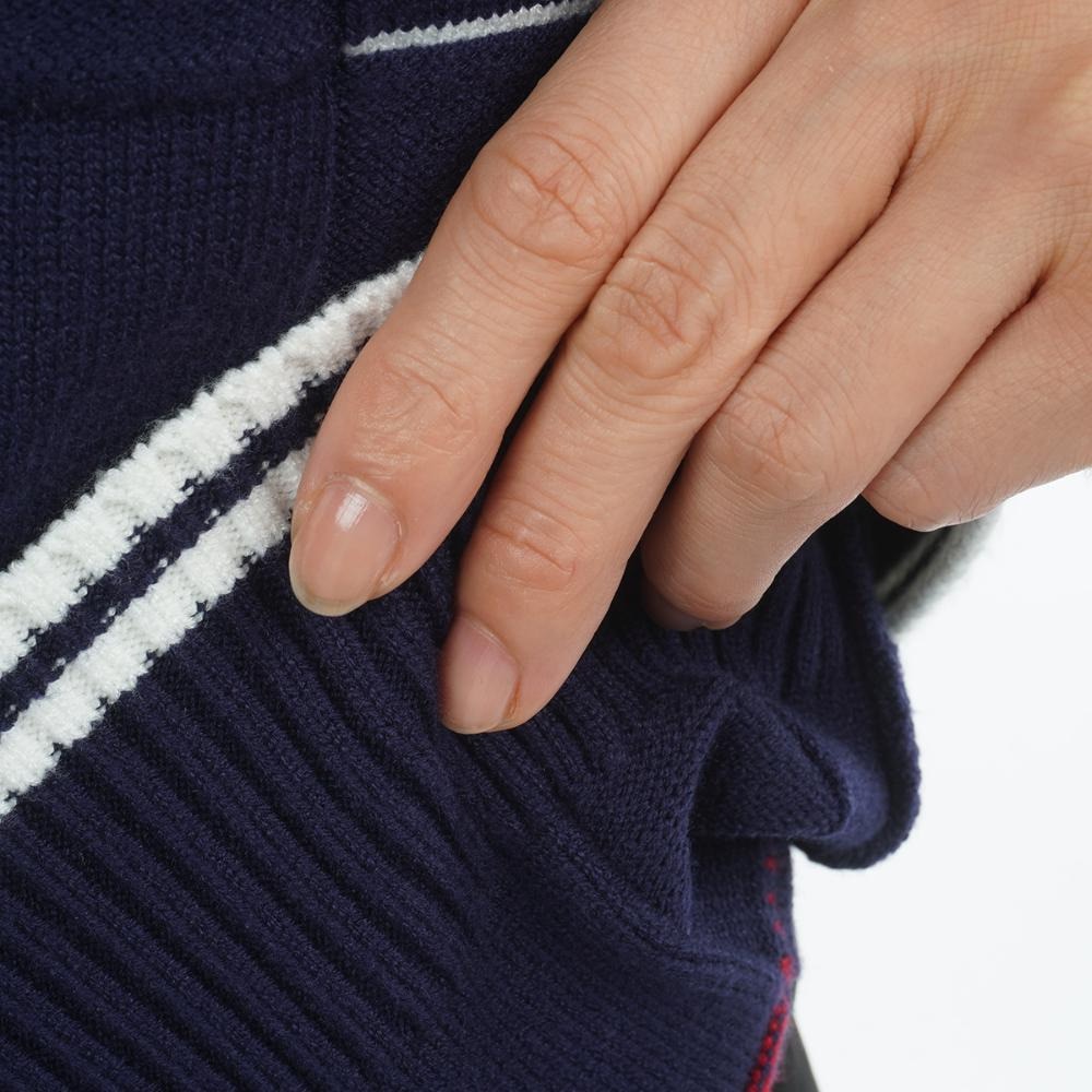 トミーヒルフィガーゴルフ（TOMMY HILFIGER GOLF）（レディース）ゴルフウェア マシュマロタッチ 長袖クルーネックニット THLA584-NVY