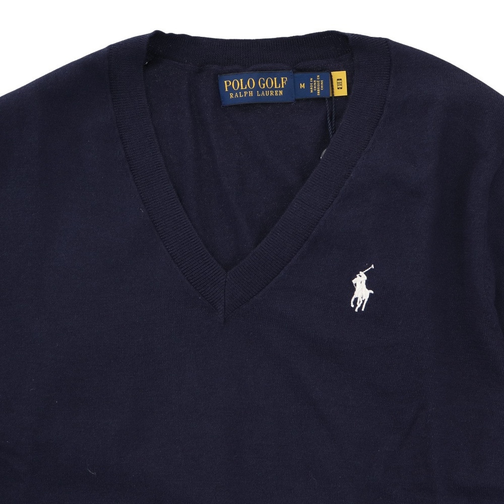 ラルフ ローレン（RALPH LAUREN）（レディース）ゴルフウェア コットンブレンド Vネック セーター WMPGSWENC020011410