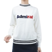 アドミラル ゴルフ（Admiral GOLF）（レディース）ゴルフウェア 保温 ジャカードボトルネックセーター ADLA360-WHT