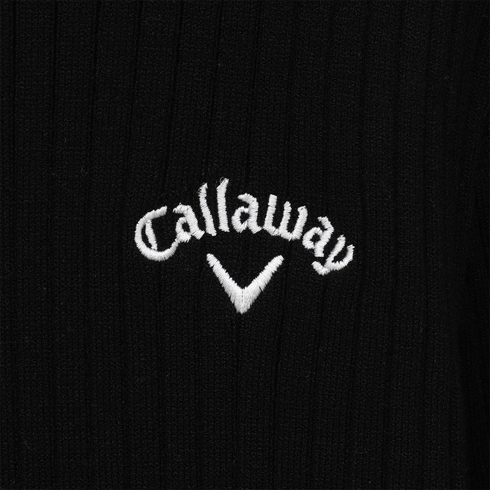 キャロウェイ（CALLAWAY）（レディース）ゴルフウェア 長袖ハイネックプレーンニット C24218202-1010