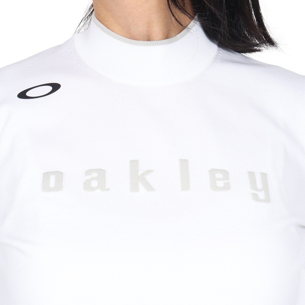 オークリー（OAKLEY）（レディース）ゴルフウェア 吸汗速乾 ELE 長袖モックネックセーター FOA500791-100