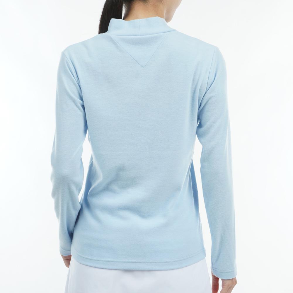 トミー ヒルフィガー ゴルフ（TOMMY HILFIGER GOLF）（レディース）ゴルフウェア アーチロゴ ロングスリーブモックシャツ THLA486-SAX