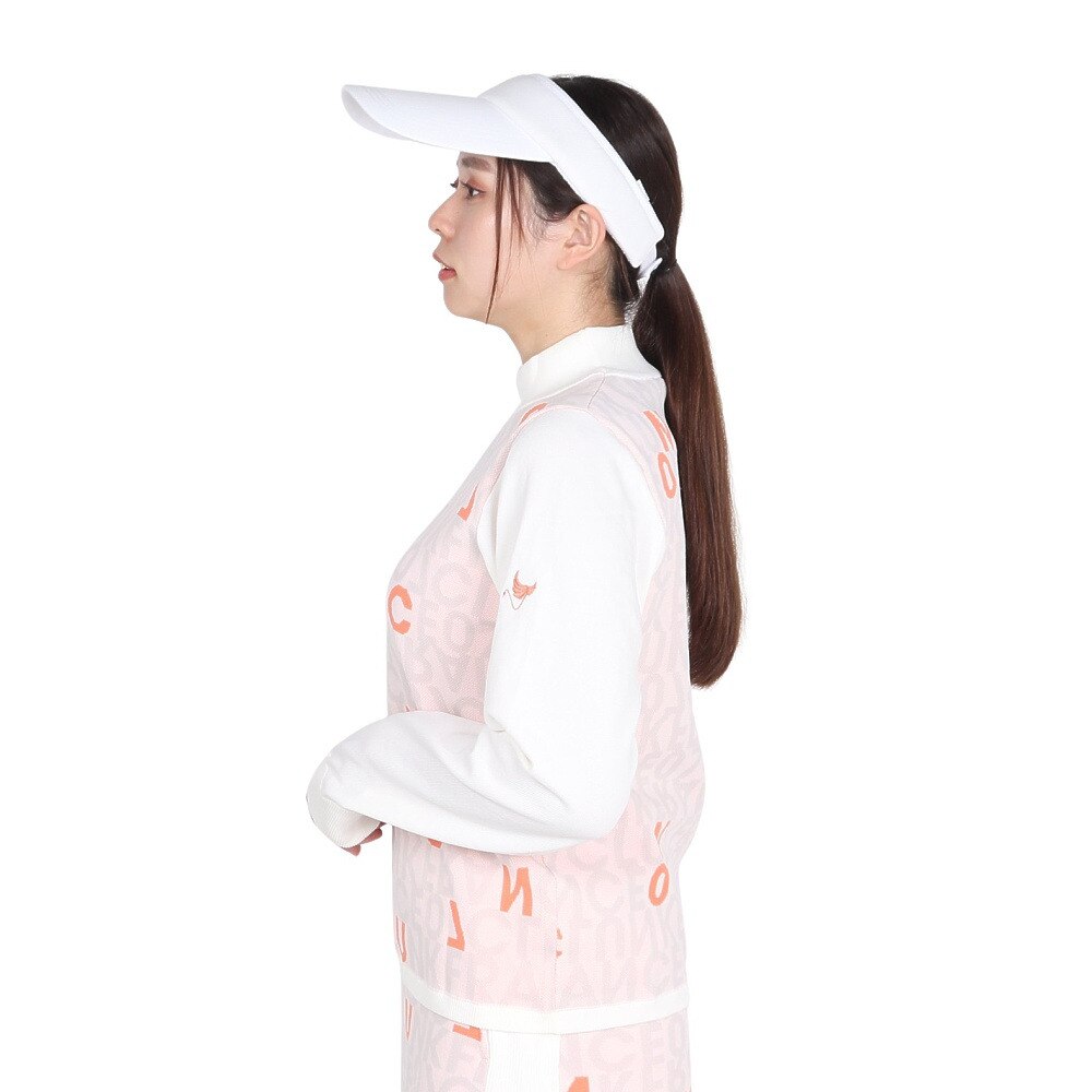 クランク（CLUNK）（レディース）ゴルフウェア 軽量 ロゴニット CL5SUJ08 WHT