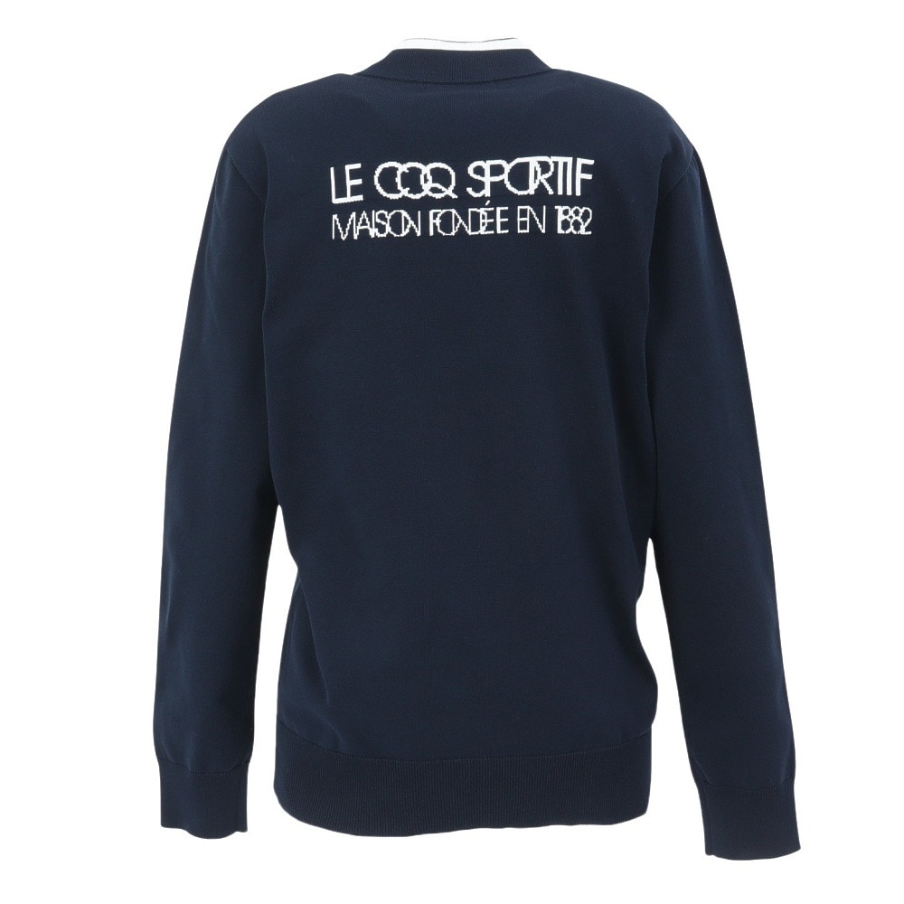 ルコックスポルティフ（lecoqsportif）（レディース）ゴルフウェア 長袖 モックネック セーター LG5SST80L NV00