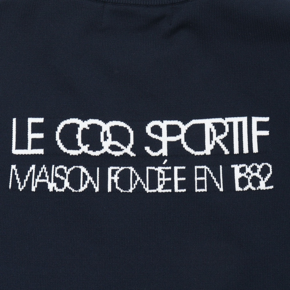 ルコックスポルティフ（lecoqsportif）（レディース）ゴルフウェア 長袖 モックネック セーター LG5SST80L NV00