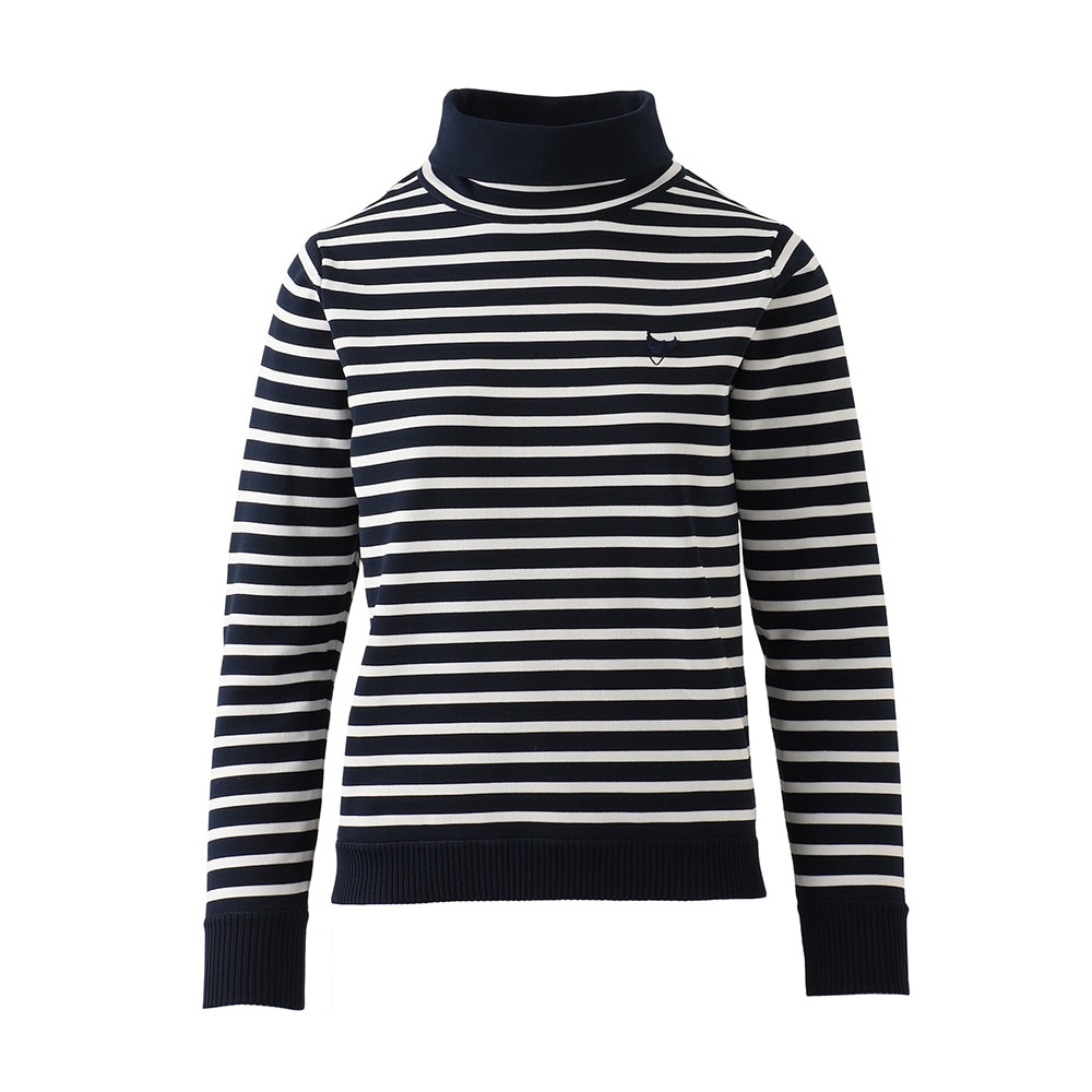 クランク（CLUNK）（レディース）ゴルフウェア 長袖 リバーシブルニット CL5UUJ11 NVY