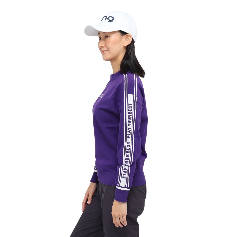 ピン（PING）（レディース）ゴルフウェア 長袖 ロゴジャカード