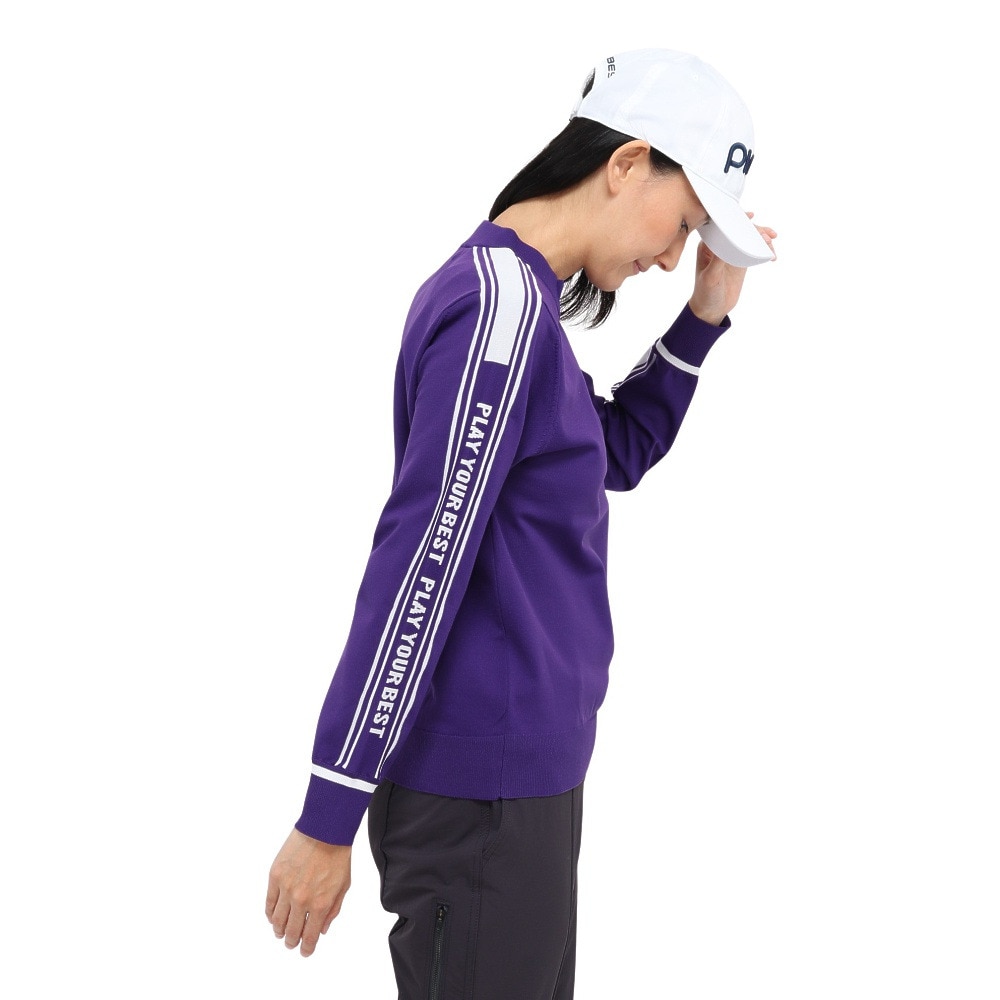 ピン（PING）（レディース）ゴルフウェア 長袖 ロゴジャカード