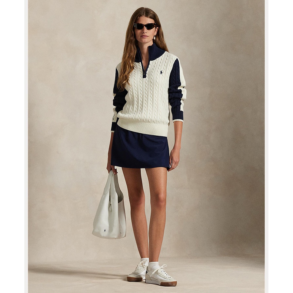 ラルフ ローレン（RALPH LAUREN）（レディース）ゴルフウェア ラグラン ハーフジップセーター WMXGSWENC020079100