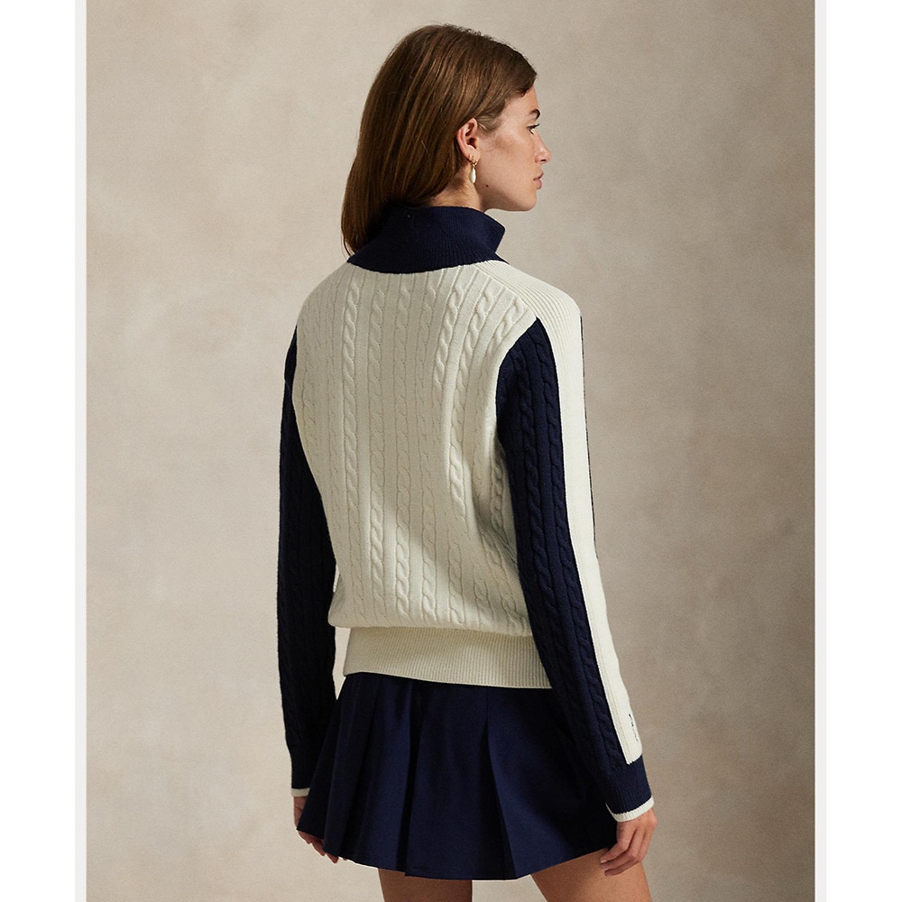ラルフ ローレン（RALPH LAUREN）（レディース）ゴルフウェア ラグラン ハーフジップセーター WMXGSWENC020079100