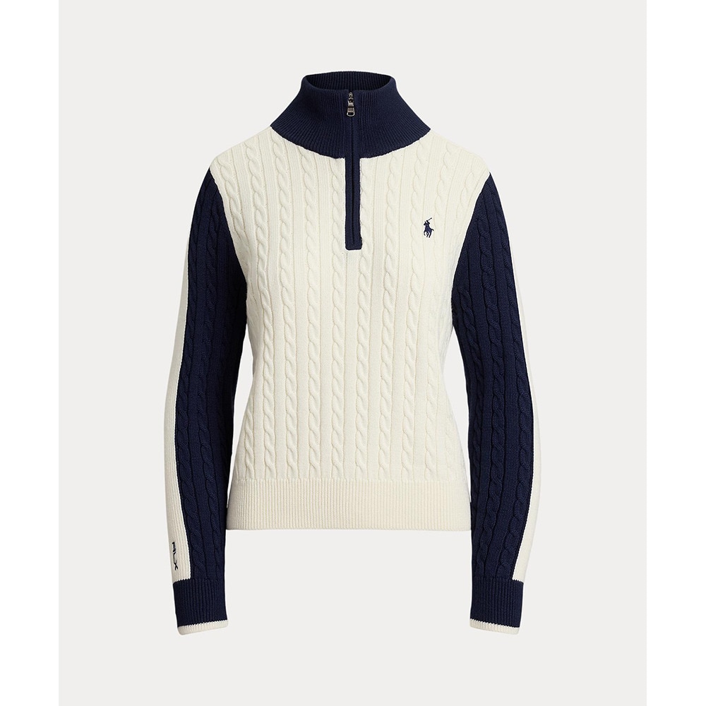ラルフ ローレン（RALPH LAUREN）（レディース）ゴルフウェア ラグラン ハーフジップセーター WMXGSWENC020079100