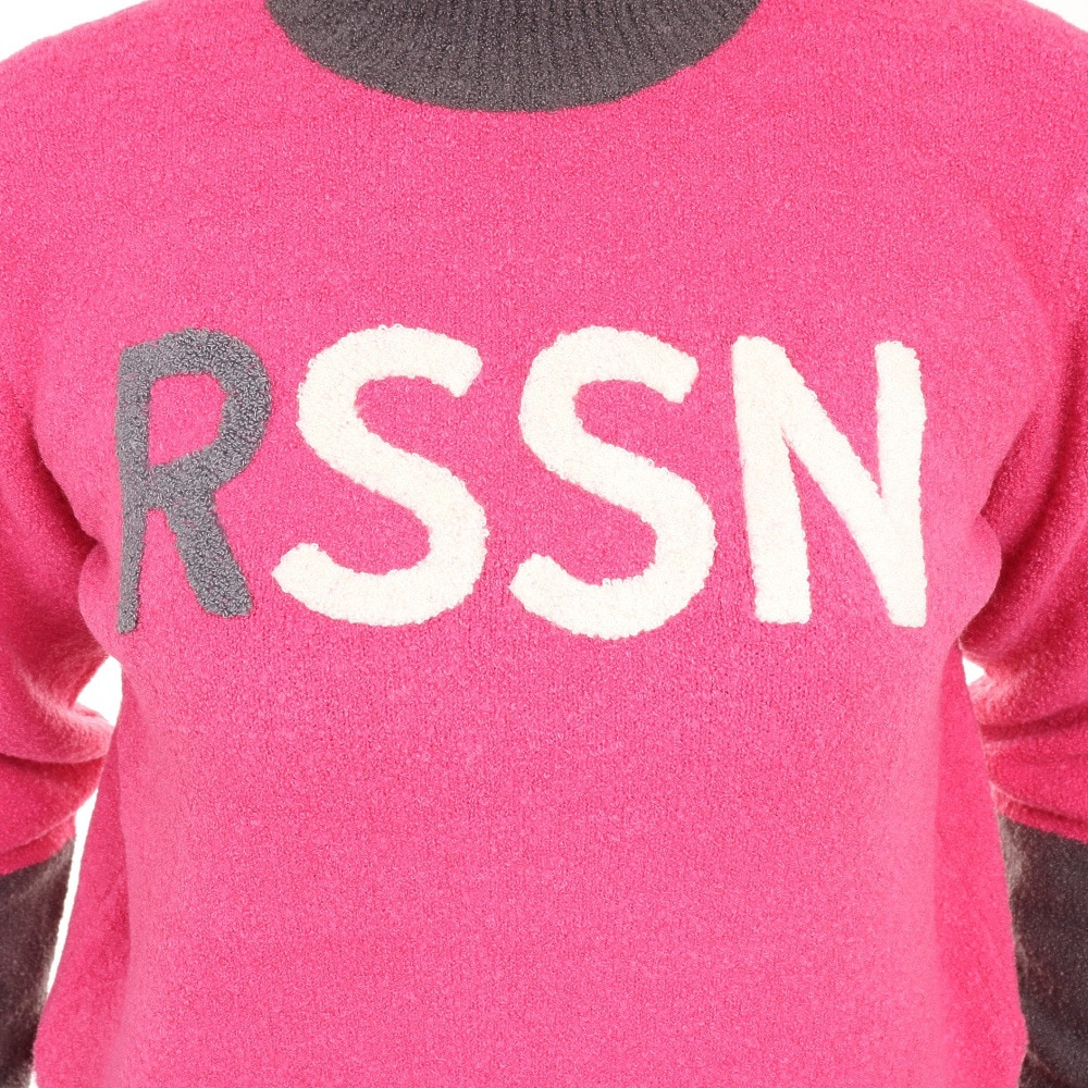 ROSASEN（レディース）ゴルフウェア A-Line リングヤーンドロップショルダーニット 048-19011-072