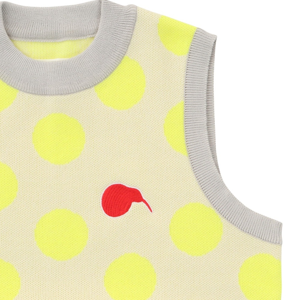 キウイアンドコー（KIWI&CO.）（レディース）ゴルフウェア Dot Summer Knit Vest KIWI8KV01L221-C001★★★