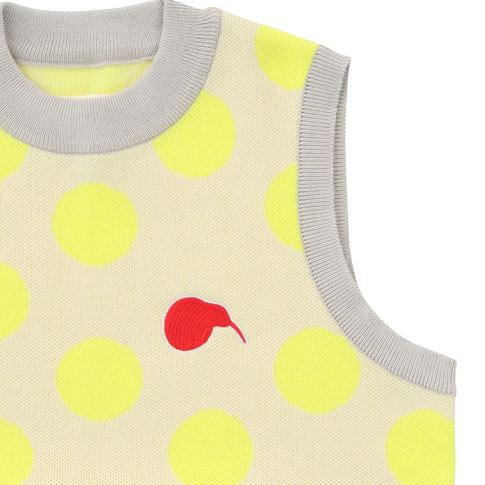 キウイアンドコー（KIWI&CO.）（レディース）ゴルフウェア Dot Summer Knit Vest KIWI8KV01L221-C001