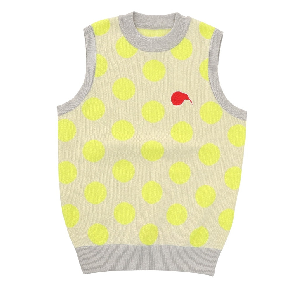 キウイアンドコー（KIWI&CO.）（レディース）ゴルフウェア Dot Summer Knit Vest KIWI8KV01L221-C001★★★