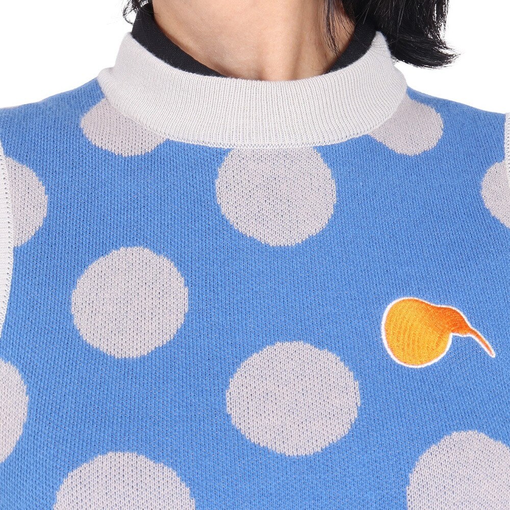 キウイアンドコー（KIWI&CO.）（レディース）ゴルフウェア Dot Summer Knit Vest KIWI8KV01L221-C074★★★