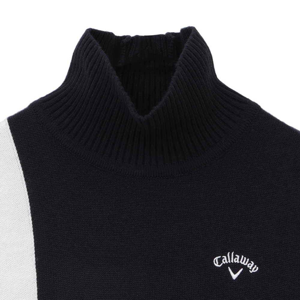 キャロウェイ（CALLAWAY）（レディース）ゴルフウェア ブロックインターシャニットロングベスト C22219202-1120