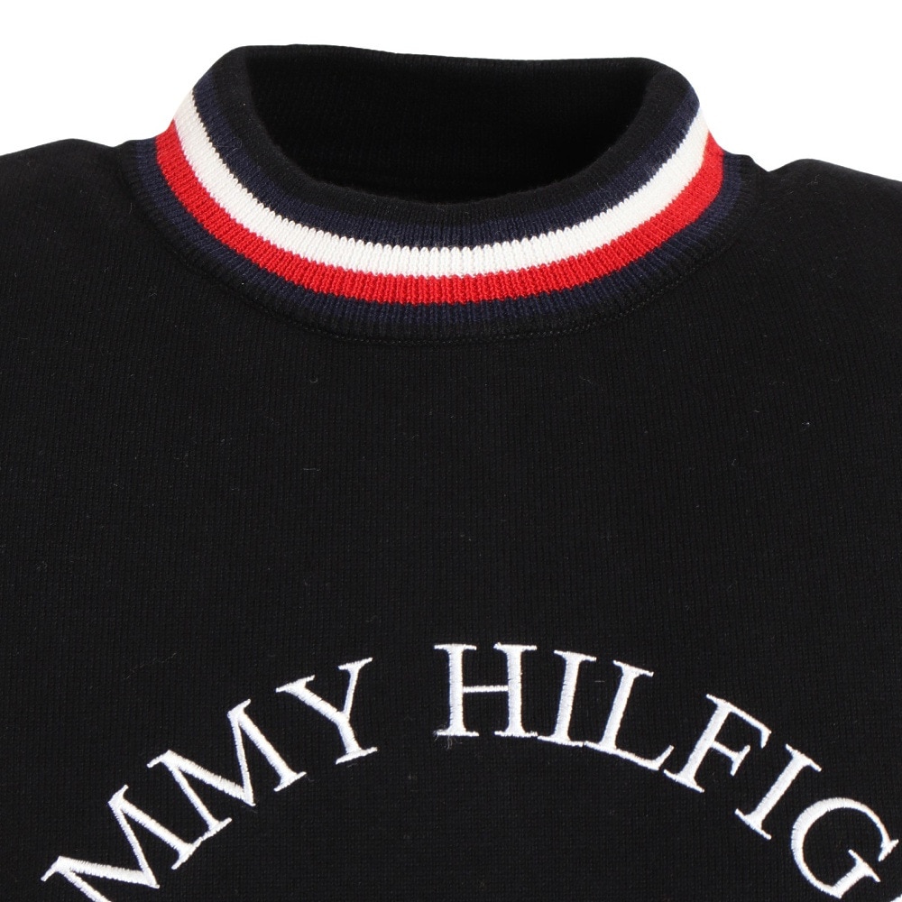 トミー ヒルフィガー ゴルフ（TOMMY HILFIGER GOLF）（レディース）ゴルフウェア グローバルストライプクルーネックベスト THLA257-BLK★★★