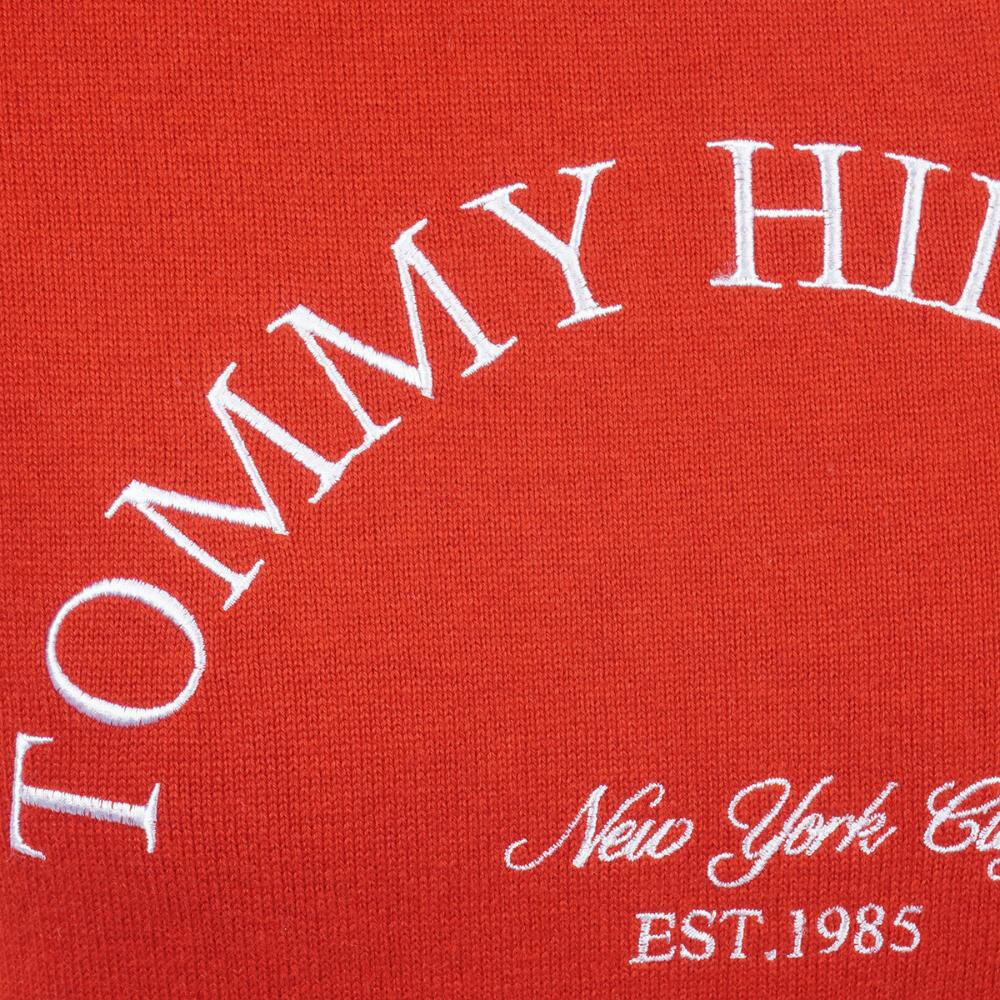 トミー ヒルフィガー ゴルフ（TOMMY HILFIGER GOLF）（レディース）ゴルフウェア 衿トリコ ニットベスト THLA257-RED