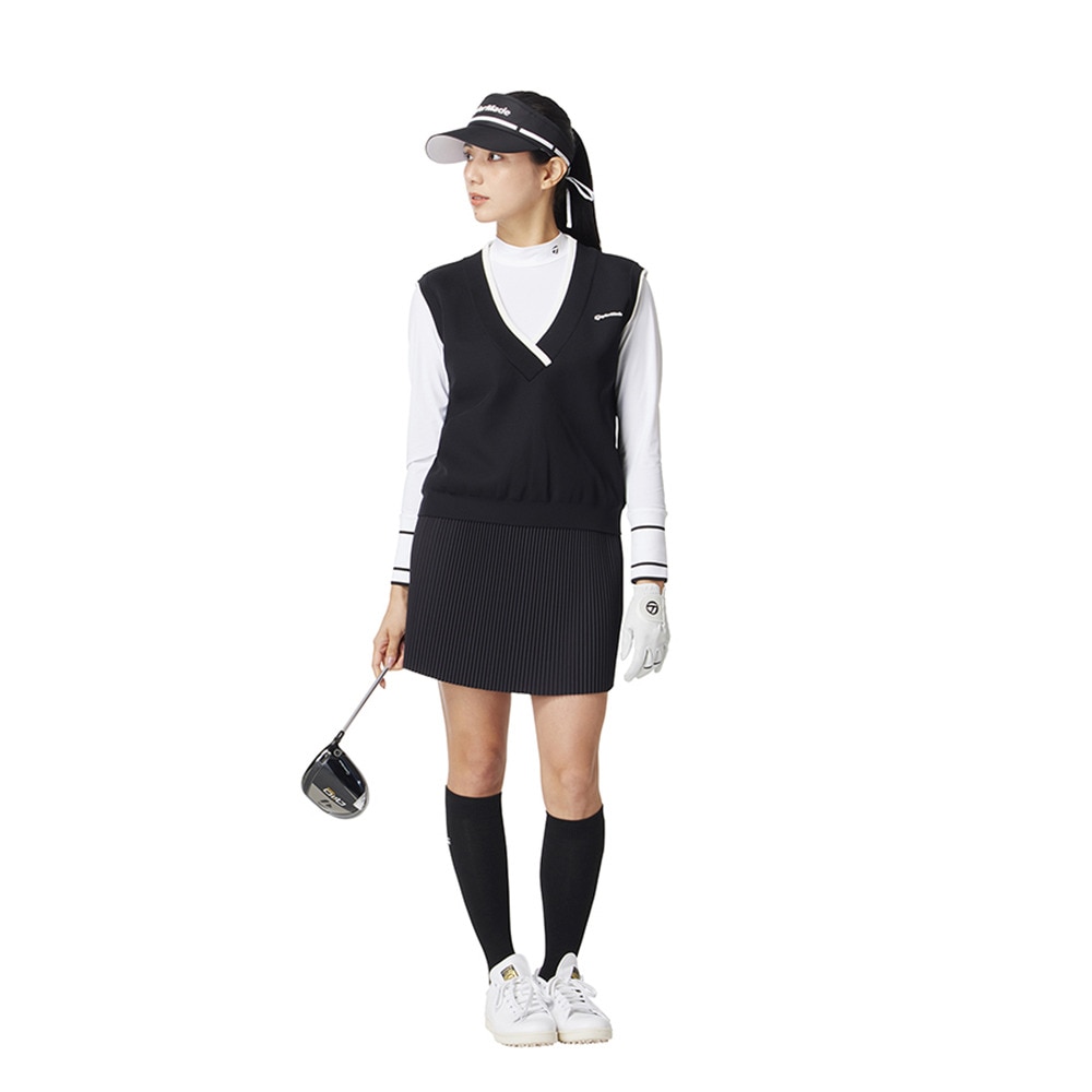 テーラーメイド（TAYLORMADE）（レディース）ゴルフウェア リラックスドVネックベスト M13317-UN664