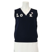 (レディース)ゴルフウェア LOVE バックメッシュベスト A458220-160