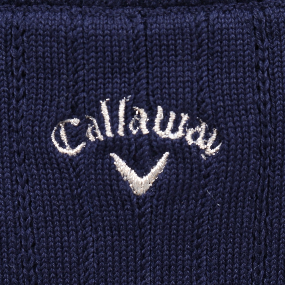 キャロウェイ（CALLAWAY）（レディース）ゴルフウェア Vネック リブニットベスト C25219200-1120