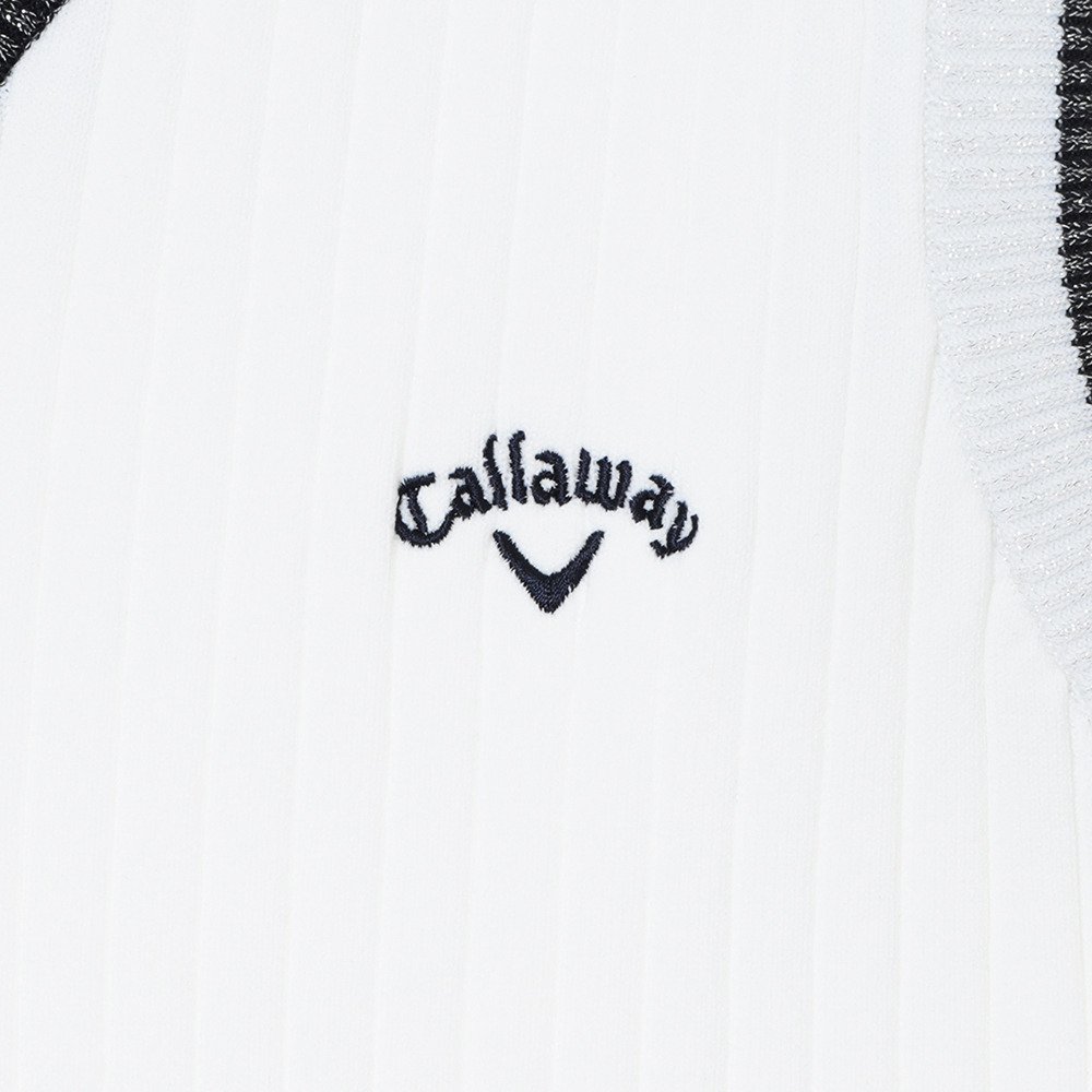 キャロウェイ（CALLAWAY）（レディース）ゴルフウェア リブ編み V