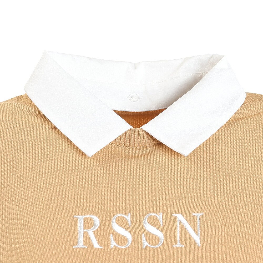 ロサーセン（ROSASEN）（レディース）ゴルフウェア 吸水 速乾 軽量 A-Line 襟付ニットプルオーバー 048-16311-052