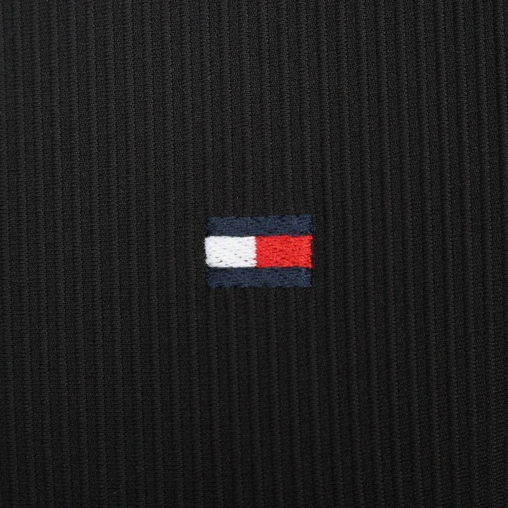 トミー ヒルフィガー ゴルフ（TOMMY HILFIGER GOLF）（レディース）ゴルフウェア ハイテンション 長袖 ポロシャツ THLA555-BLK