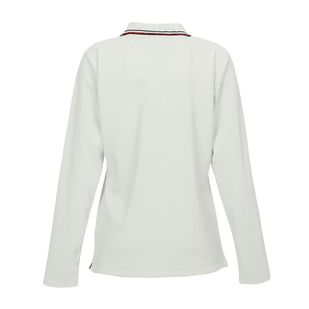 トミー ヒルフィガー ゴルフ（TOMMY HILFIGER GOLF）（レディース）ゴルフウェア ハイテンション 長袖ポロシャツ THLA555-WHT