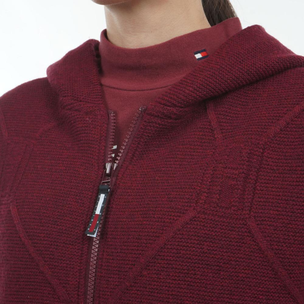 トミー ヒルフィガー ゴルフ（TOMMY HILFIGER GOLF）（レディース）ゴルフウェア スケルトンフラッグ裏地付き ZIPセーター THLA481-BRD