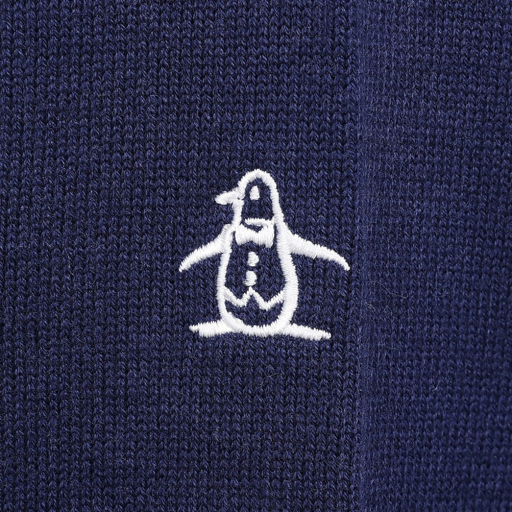 マンシング（MUNSING）（レディース）ゴルフウェア 長袖 ブロッキング ジャカードクルーネックセーター MG5FST81L NV00