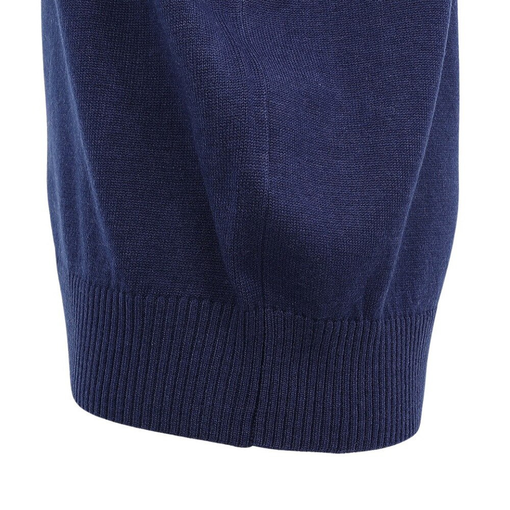 マンシング（MUNSING）（レディース）ゴルフウェア 長袖 ブロッキング ジャカードクルーネックセーター MG5FST81L NV00