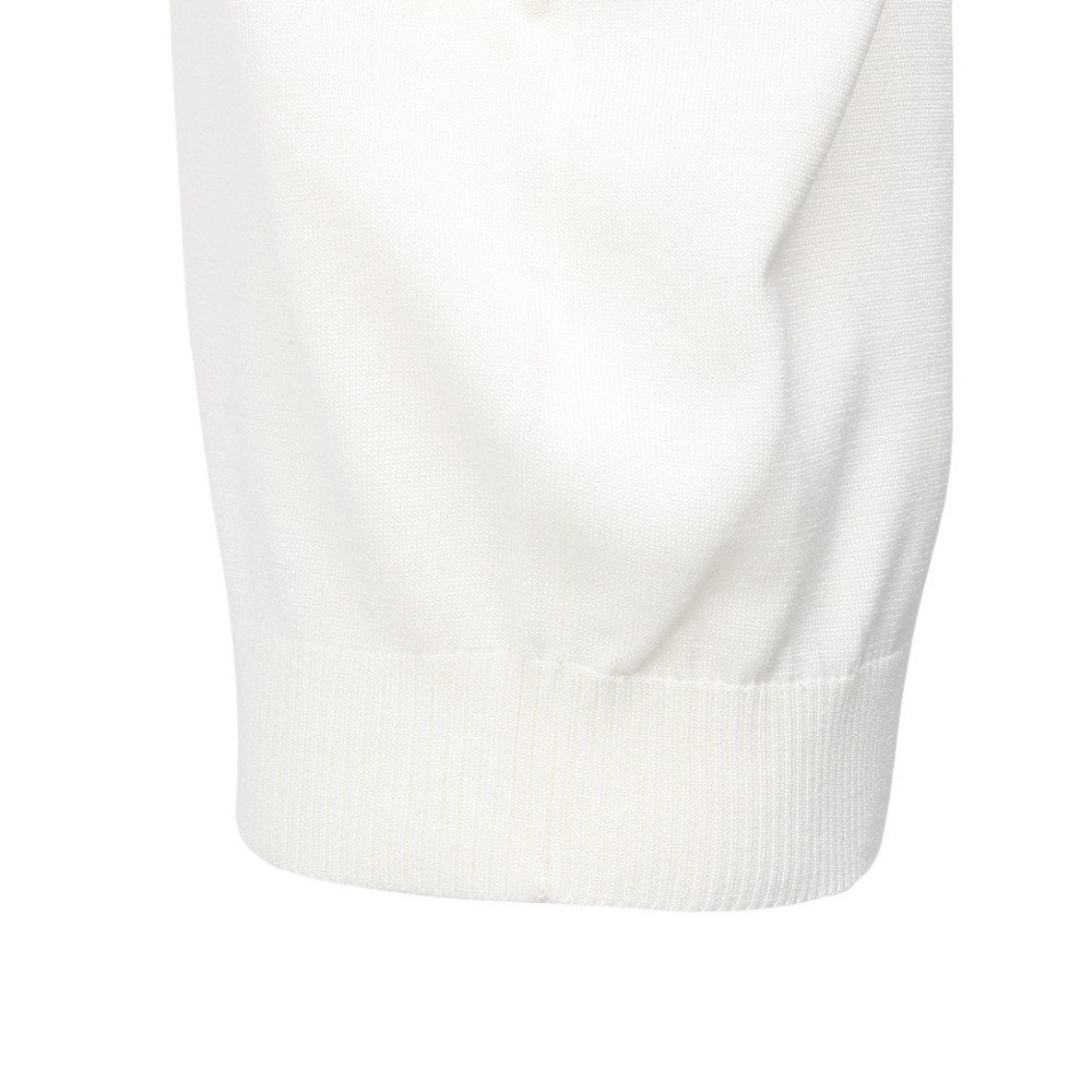 マンシング（MUNSING）（レディース）ゴルフウェア 長袖 ブロッキング ジャカードクルーネックセーター MG5FST81L WH00