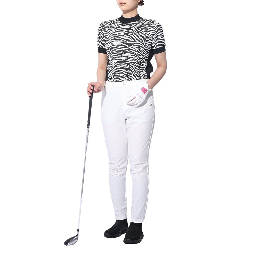 VIVA HEART axel golfレディース ポロ襟 セーター オレンジ