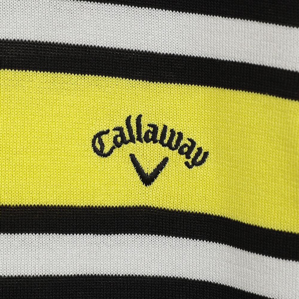 キャロウェイ（CALLAWAY）（レディース）ゴルフウェア ハイツイストコットン半袖ニットポロ C25234204-1010