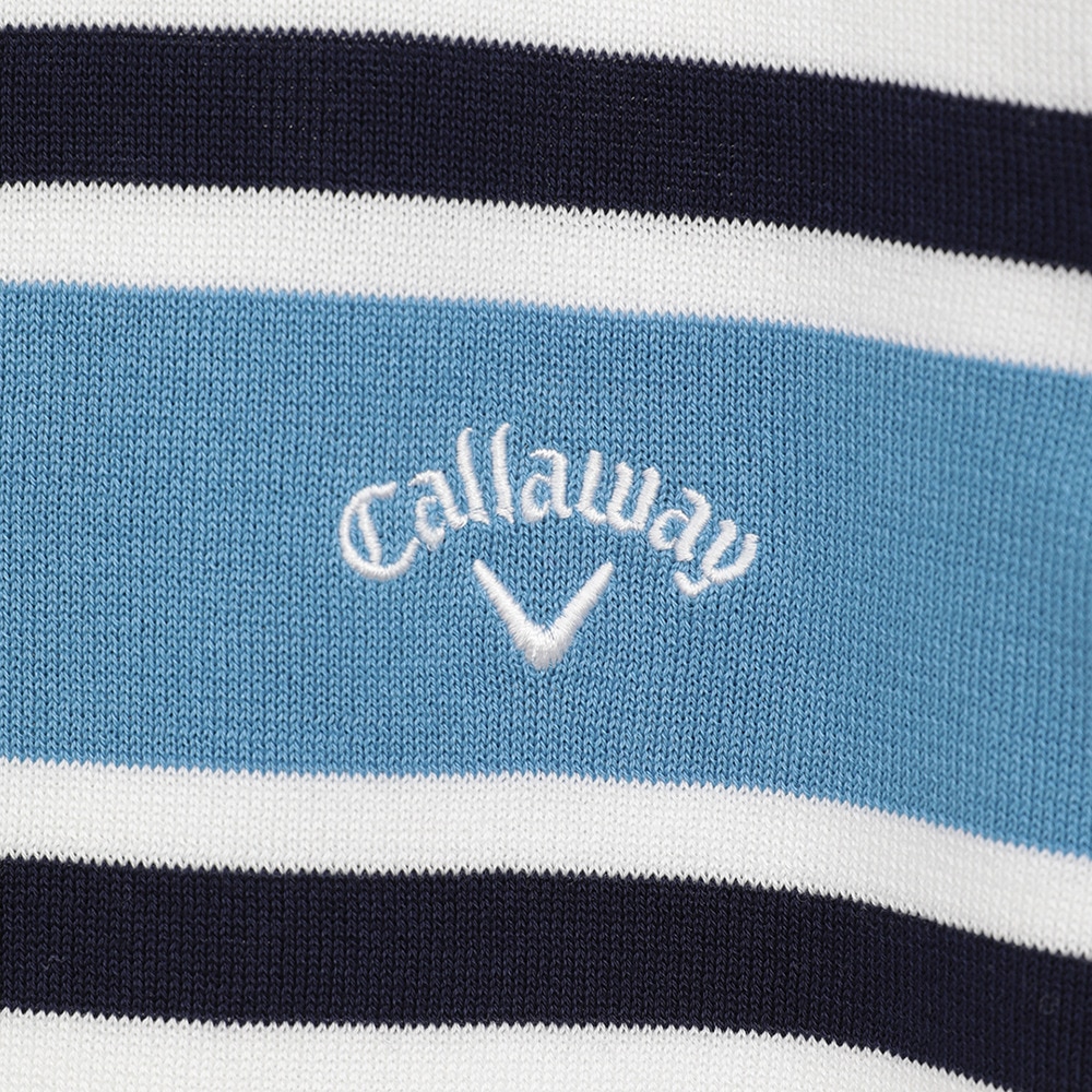 キャロウェイ（CALLAWAY）（レディース）ゴルフウェア ハイツイストコットン半袖ニットポロ C25234204-1030