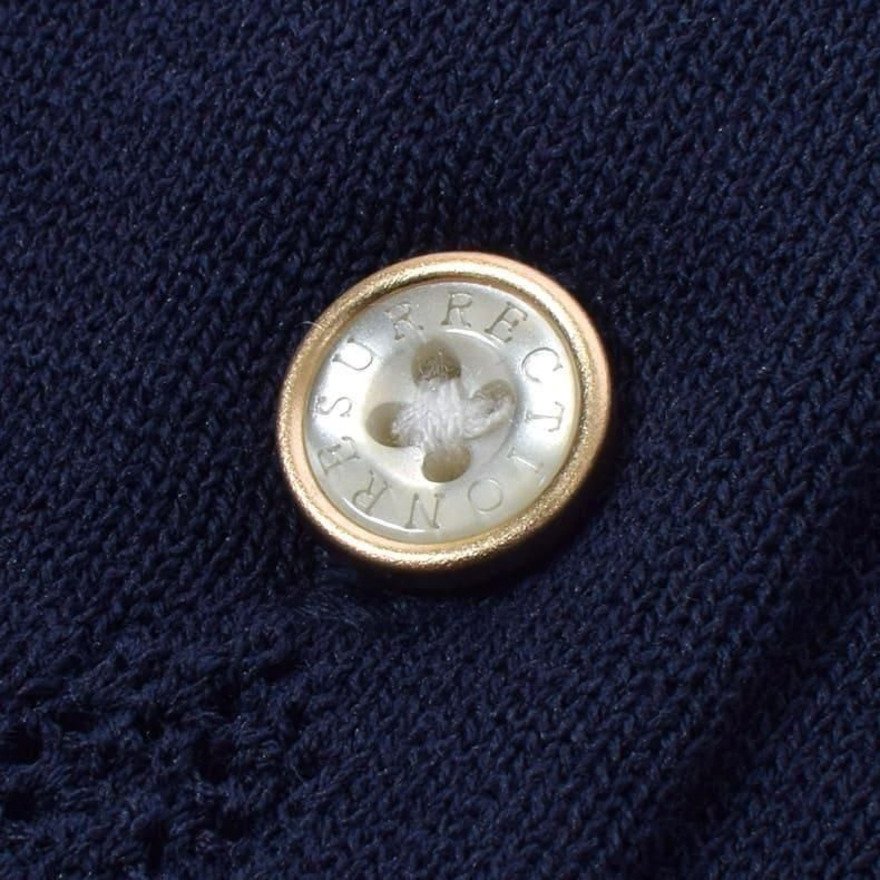 レザレクション（Resurrection）（レディース）ゴルフウェア メッシュロゴ ニットポロシャツ BF12KNPS04-W NVY