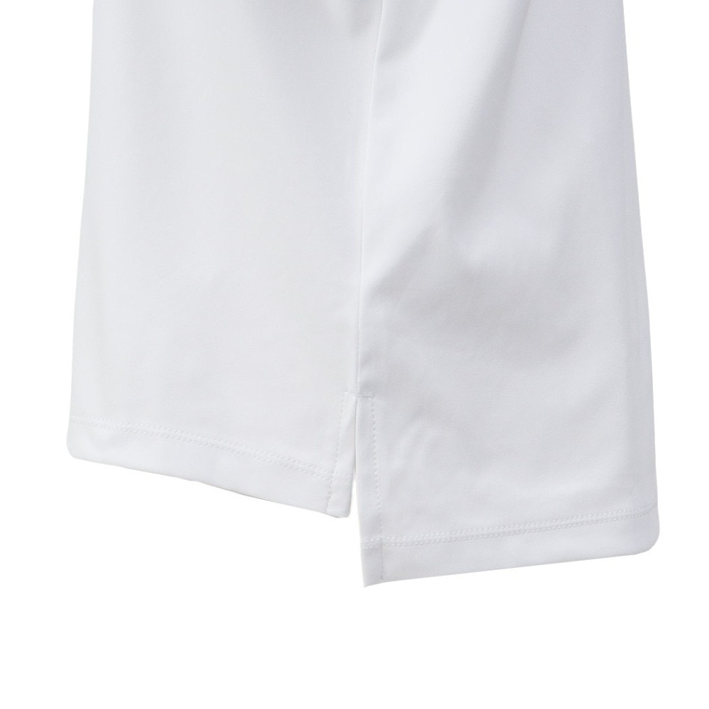 ルコックスポルティフ（lecoqsportif）（レディース）ゴルフウェア 吸汗速乾 ワイドフィット モックネック半袖シャツ LG5SHS51L WH00