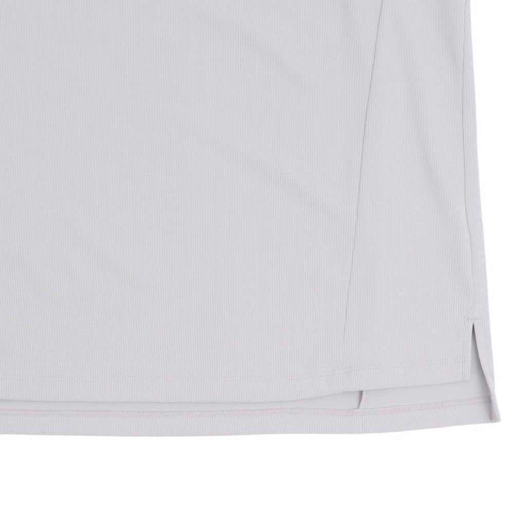 ルコックスポルティフ（lecoqsportif）（レディース）ゴルフウェア ワイドシルエット モックネック半袖シャツ LG5SHS54L GY00