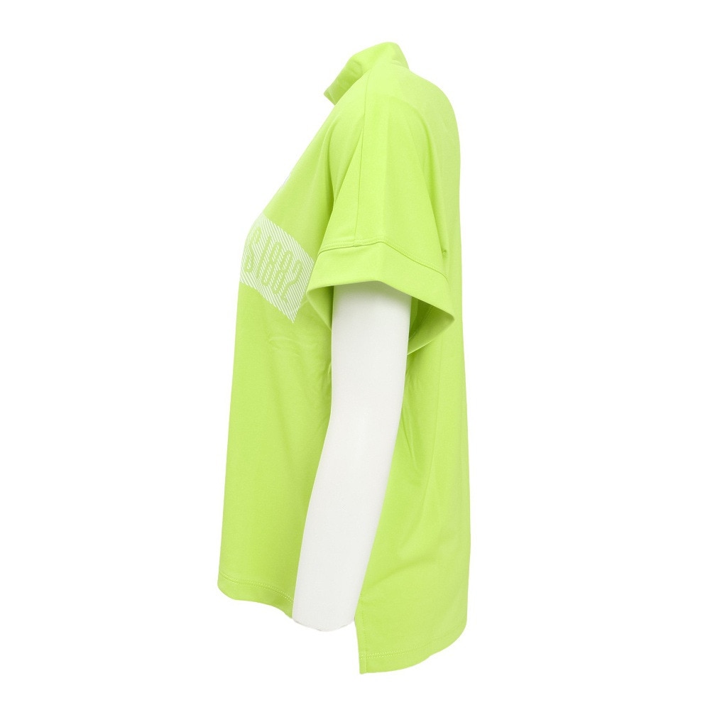 ルコックスポルティフ（lecoqsportif）（レディース）ゴルフウェア ワイドフィット モックネック半袖シャツ LG5SHS55L LM00