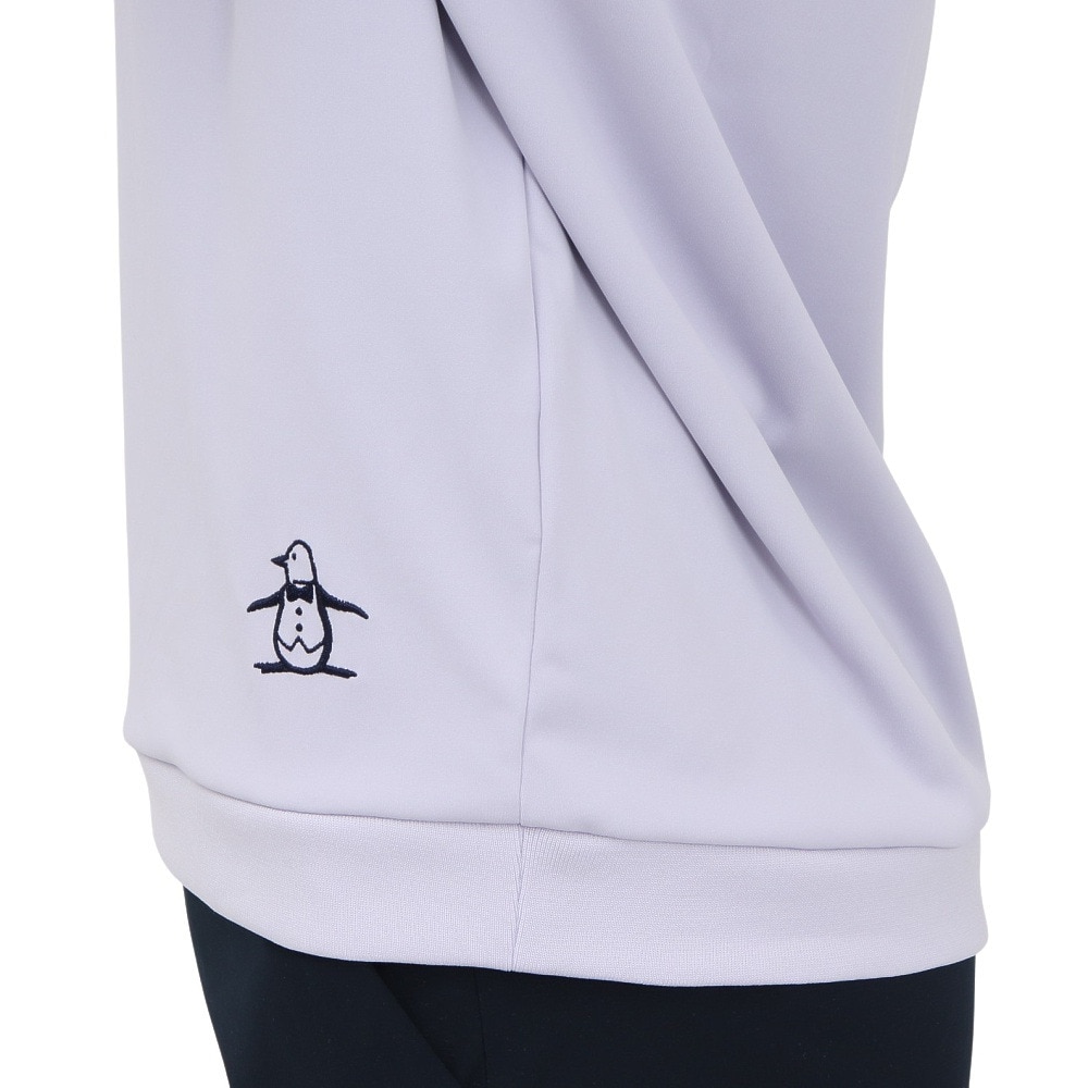 マンシングウエア（MUNSING WEAR）（レディース）ゴルフウェア 吸汗速乾 遮熱 サンスクリーン 裾リブ付き モックネック 半袖シャツ MG5SHS21L PP00