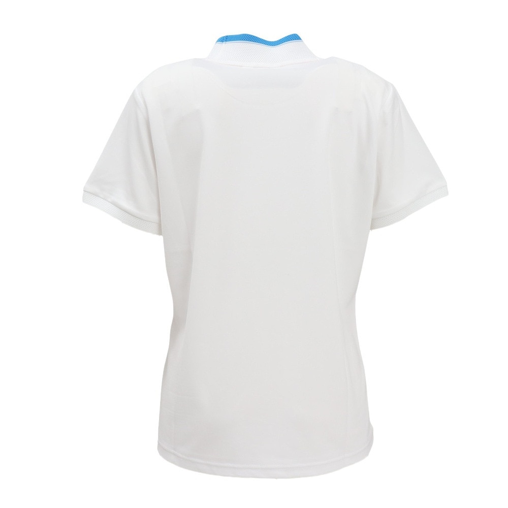 マンシングウエア（MUNSING WEAR）（レディース）ゴルフウェア 吸汗速乾 サンスクリーン モックネック半袖シャツ MG5SHS56L WH00