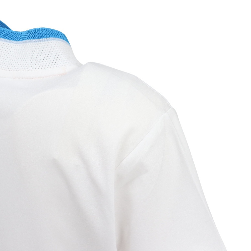 マンシングウエア（MUNSING WEAR）（レディース）ゴルフウェア 吸汗速乾 サンスクリーン モックネック半袖シャツ MG5SHS56L WH00