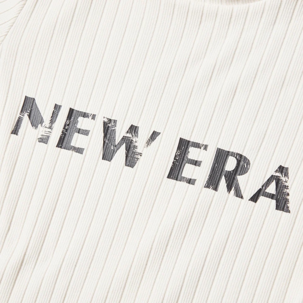 ニューエラ（NEW ERA）（レディース）ゴルフウェア 半袖 リブ ミッドネック Tシャツ パームツリー 14391457