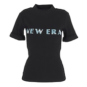 (レディース)ゴルフウェア 半袖リブ ミッドネック Tシャツ パームツリー 14391457 14391458