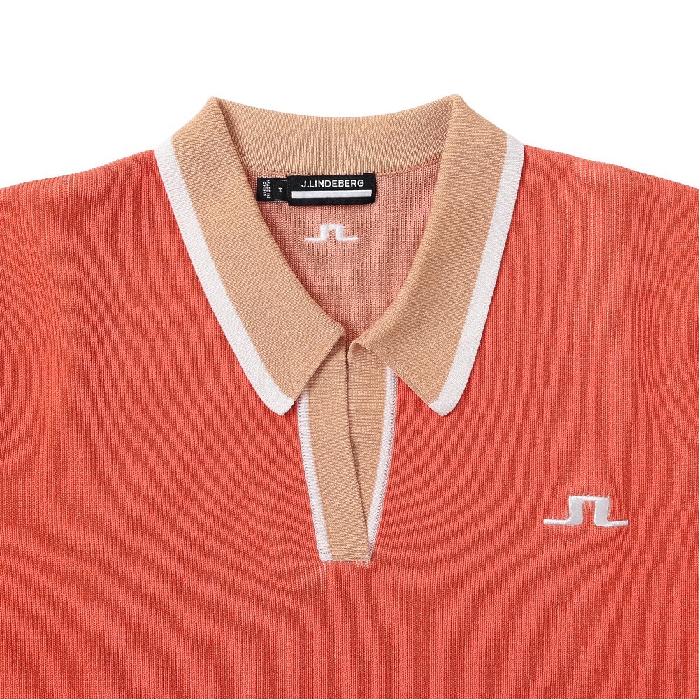 J.LINDEBERG（レディース）ゴルフウェア Rani Knitted ポロシャツ 072-11240-036